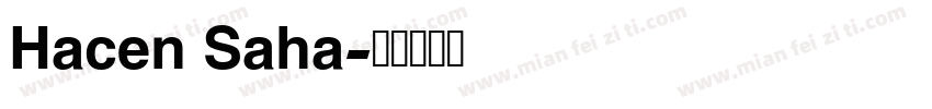 Hacen Saha字体转换